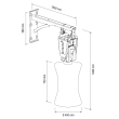 Skrobak, automatyczna szczotka obrotowa dla bydła Melasty 3761-B (220V, 0,18KW)